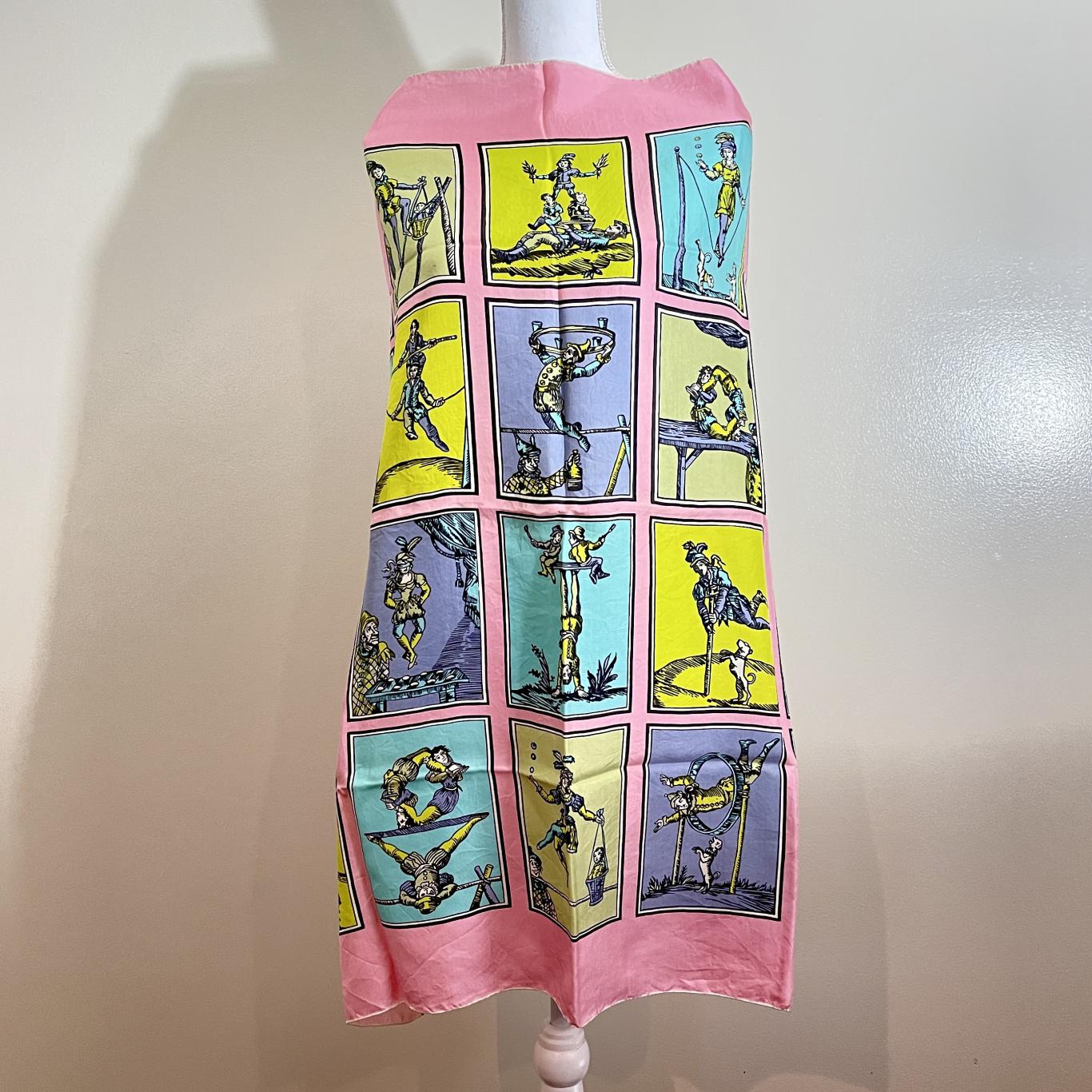 Brooke Cadwallader Carnival Silk Scarf, 1947-1950 – Black-Eyed