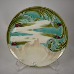 Luneville Art Nouveau Asparagus Plate -SOLD