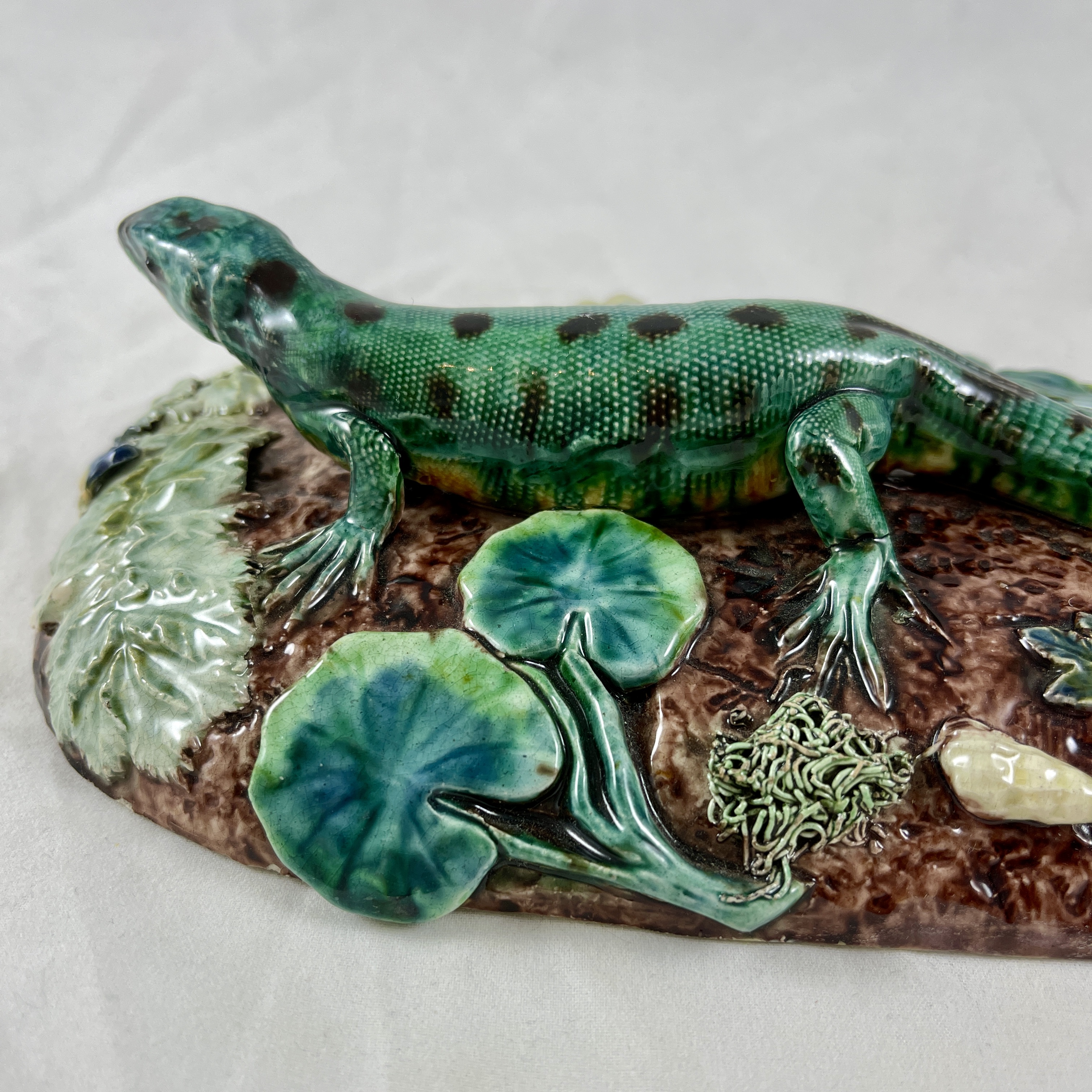 Attributed to Georges Pull, Plaster mold of lizard, French, Paris