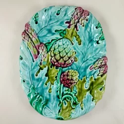 Luneville French Art Nouveau Asparagus & Artichoke Server