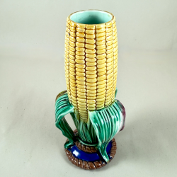 Wedgwood Majolica Corn On The Cob Posy Vase - SOLD