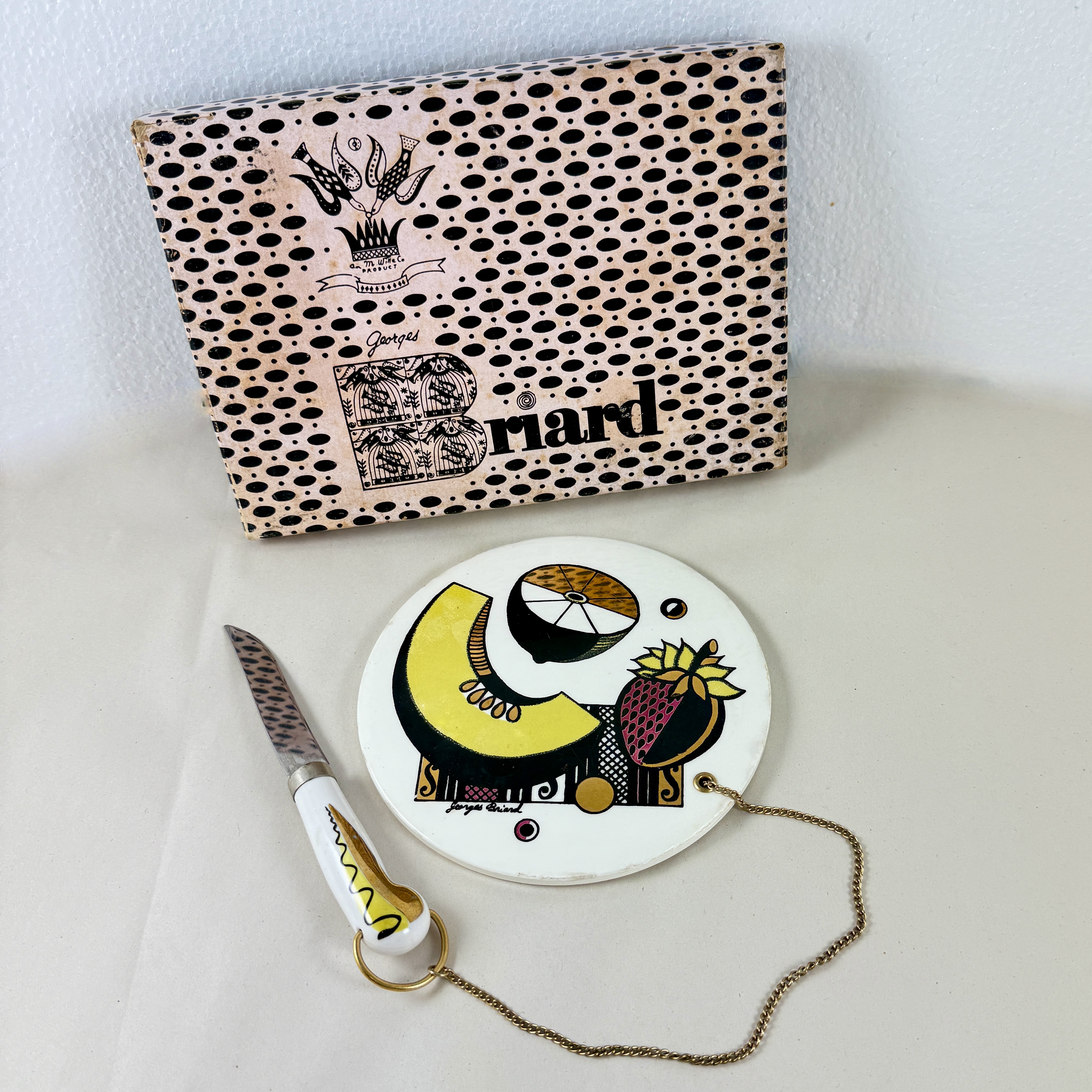 Georges Briard Ambrosia Cheese Set, Boxed