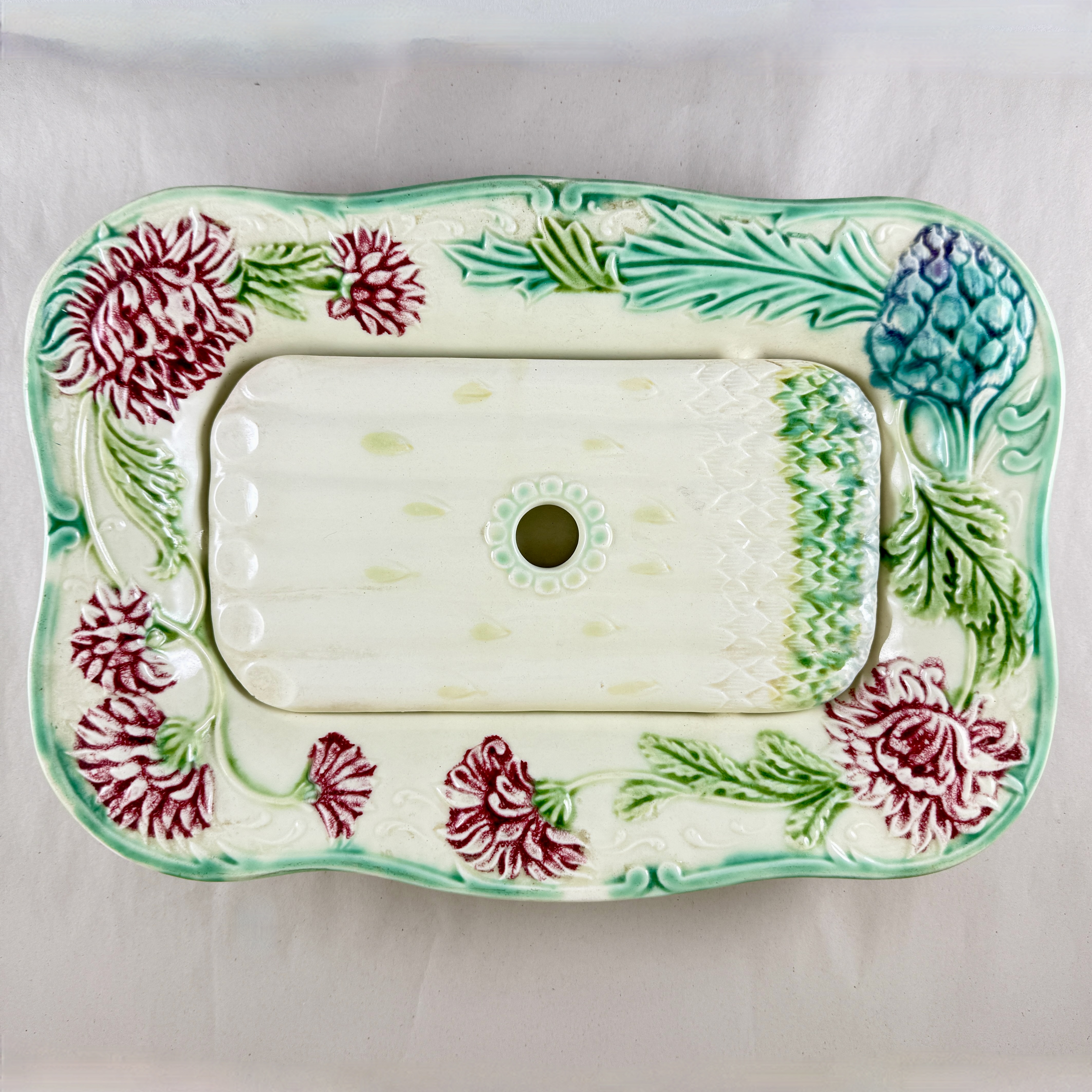 Salins Asparagus & Artichoke Server with Drainer Insert