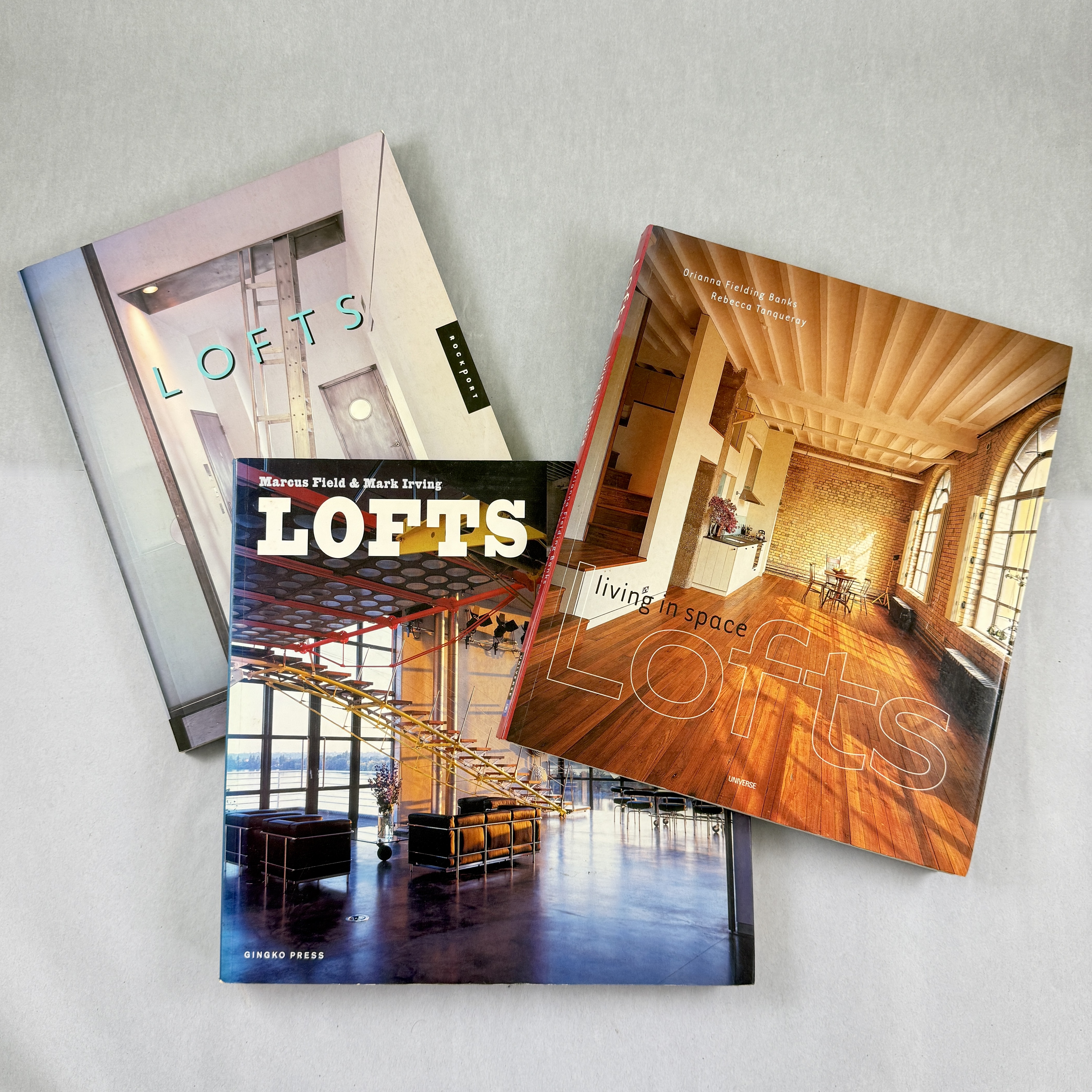Architectural Loft Design & Living Books, set/3