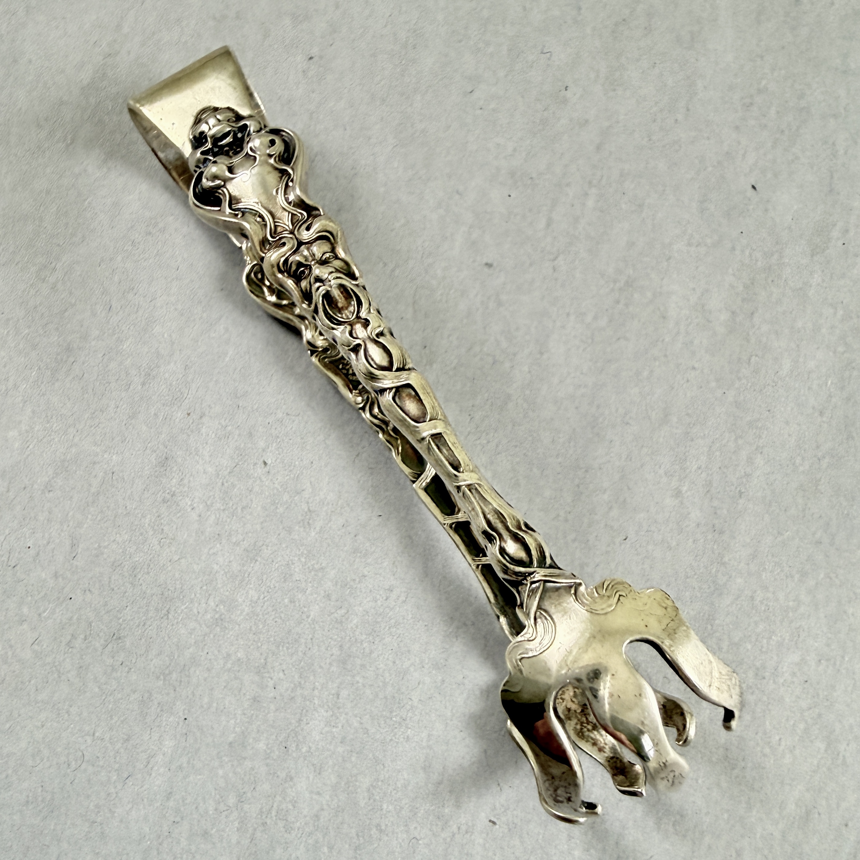 Unger Brothers 'Douvaine' Sterling Silver Sugar Tongs